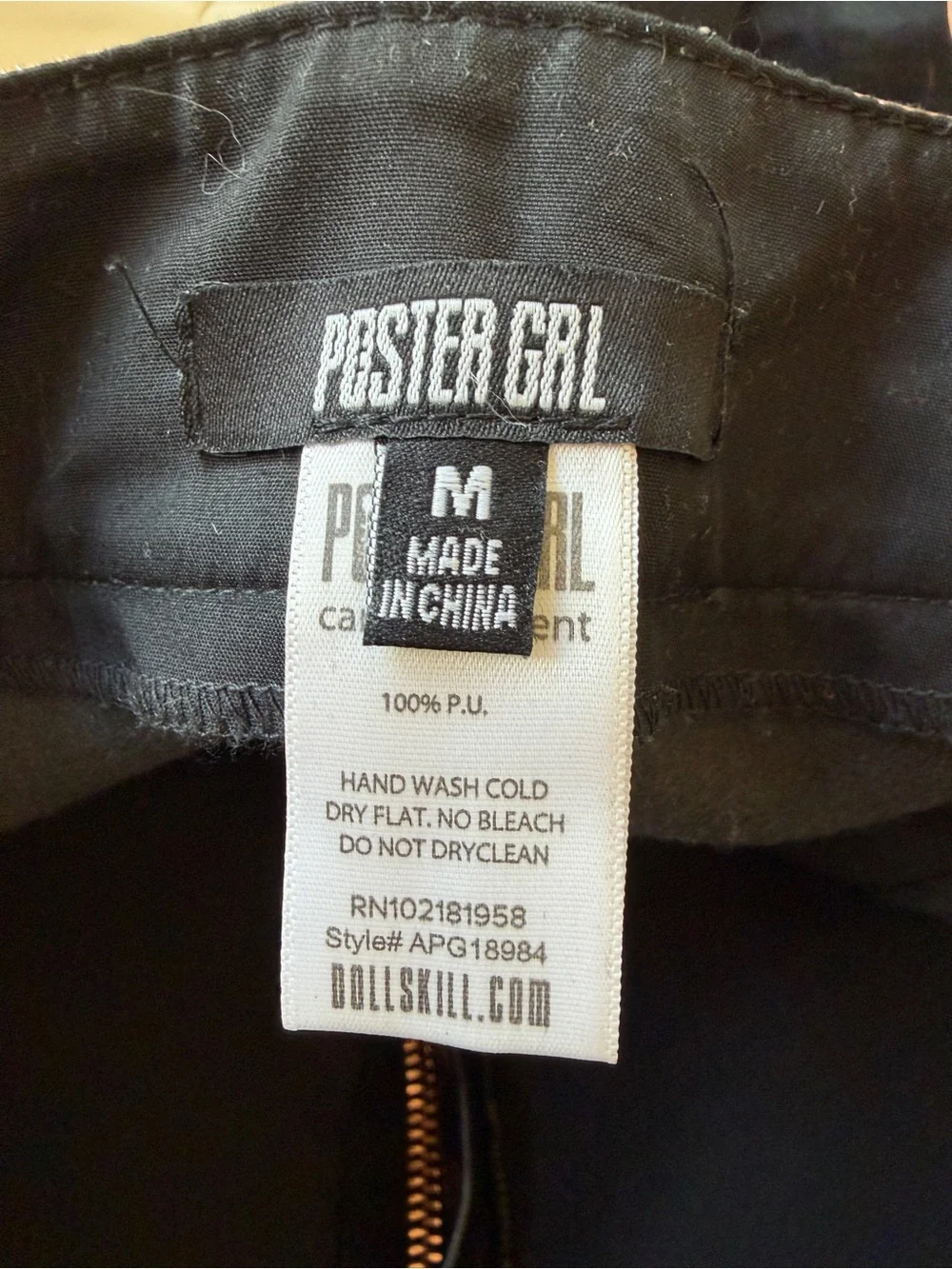 Dolls Kill Poster Girl Moto Pants | Size M - Picture 5 of 5